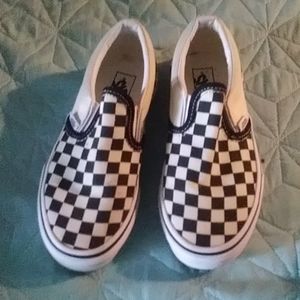Kids vans shoes size 2 kids